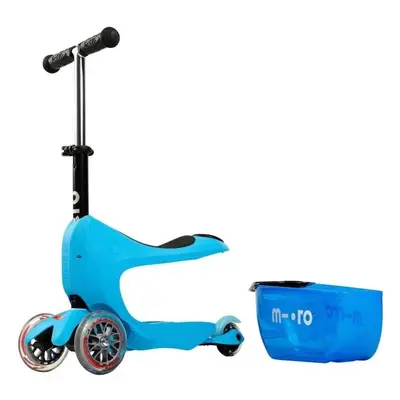 Dětská koloběžka Micro Mini2go Deluxe Blue