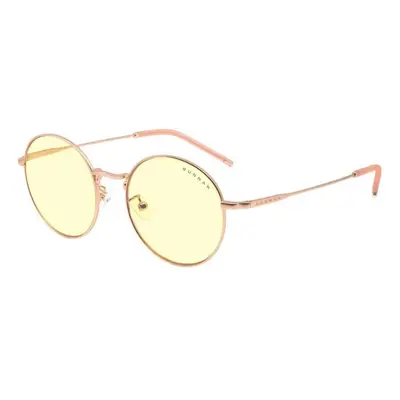 Brýle na počítač GUNNAR Ellipse Rosegold, jantarová skla