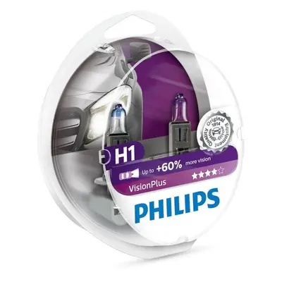 Autožárovka PHILIPS H1 VisionPlus 2 ks