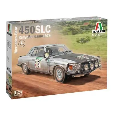 Plastikový model Model Kit auto 3632 - Mercedes-Benz 450SLC Rallye Bandama 1979