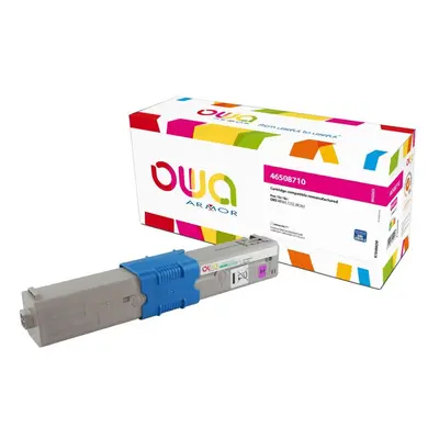 OWA Armor toner kompatibilní s OKI 46508710, 3000st, červená/magenta