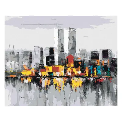 Malování podle čísel New York city, 80x100 cm, bez rámu a bez vypnutí plátna