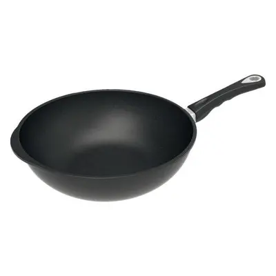 Wok AMT Gastroguss Litinová pánev wok 32 cm, vhodná na indukci