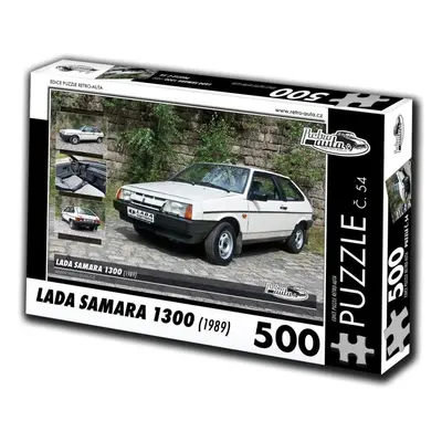 Puzzle Retro-auta Puzzle č. 54 Lada Samara 1300 (1989) 500 dílků