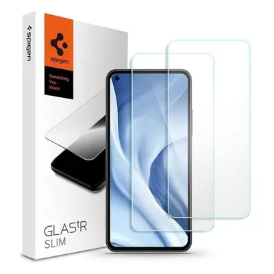 Ochranné sklo Spigen Glas tR Slim 2 Pack Xiaomi Mi 11 Lite/Xiaomi Mi 11 Lite 5G