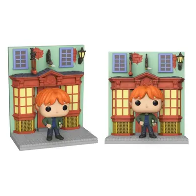 Funko POP Deluxe: HP Diagon Alley- Quidditch Supplies Store w/Ron