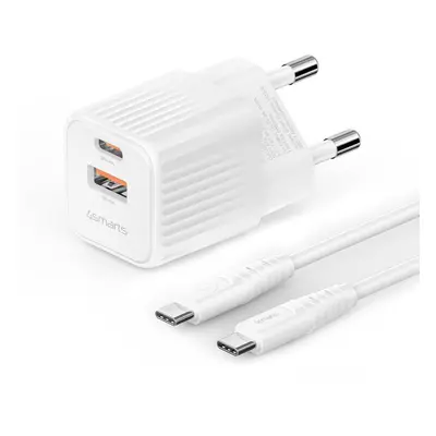 Nabíječka do sítě 4smarts Wall Charger VoltPlug Duos Mini PD 20W and USB-C Cable 1.5m white