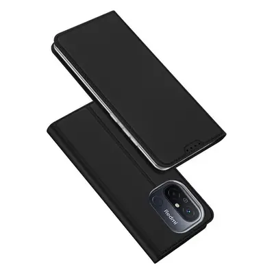 Pouzdro na mobil DUX DUCIS Skin Pro flipové kožené pouzdro pro Xiaomi Redmi 12C Black