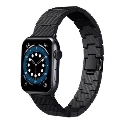 Řemínek Pitaka Carbon Fiber Strap Black/Grey Apple Watch 42/44/45/Ultra 49mm