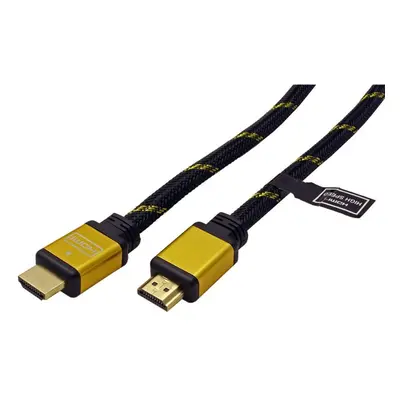 Roline Gold High Speed HDMI kabel, 4K, HDMI M - HDMI M, zlacené konektory, 20m