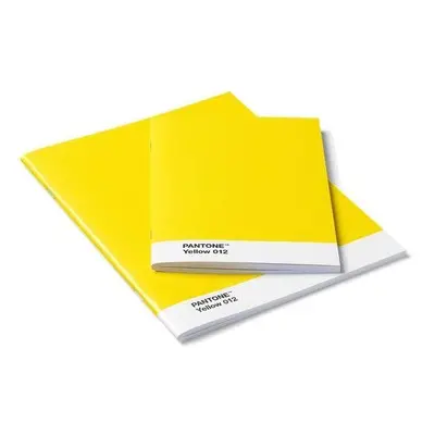 Zápisník PANTONE měkká vazba, Yellow 012 - sada 2 velikostí