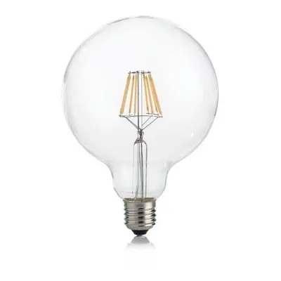 Ideal Lux 188959 LED žárovka Filament G125 1x8W | E27 | 680lm | 3000K - stmívatelná, čirá