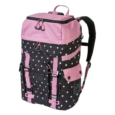 Městský batoh Meatfly Scintilla Black Dots / Dusty Rose 26 L