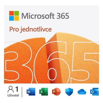 Kancelářský software Microsoft 365 pro jednotlivce CZ (BOX)