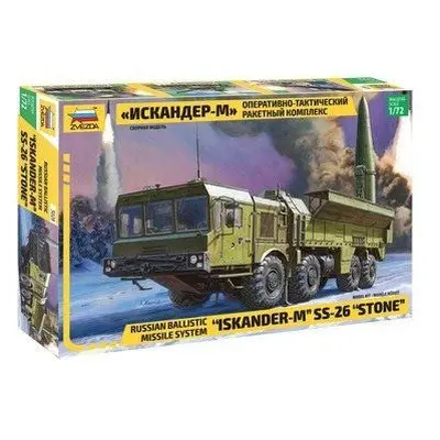 Plastikový model Model Kit military 5028 - Ballistic Missile System "Iskander-M" SS-26 "STONE"