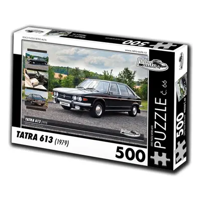 Puzzle Retro-auta Puzzle č. 66 Tatra 613 (1979) 500 dílků