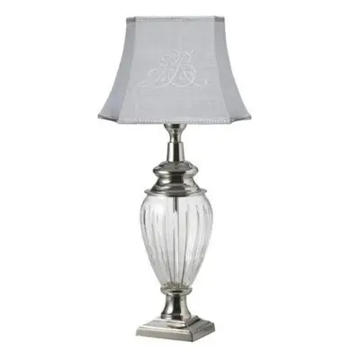 Stolní lampa Lene Bjerre Deanna 50 cm, stříbrná