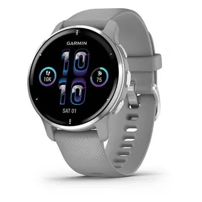 Chytré hodinky Garmin Venu 2 Plus Silver/Gray Band