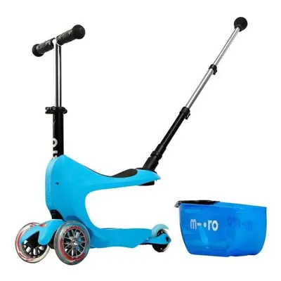 Dětská koloběžka Micro Mini2go Deluxe Plus Blue