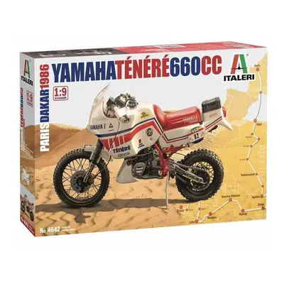 Plastikový model Model Kit motorka 4642 - Yamaha Tenere 660 cc Paris Dakar 1986