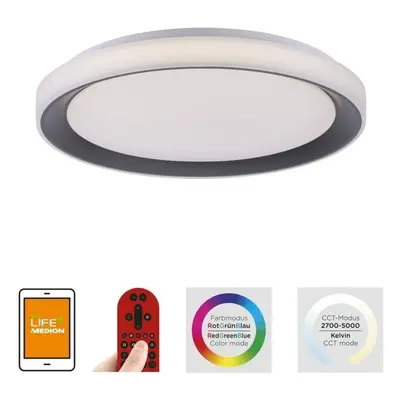 Stropní světlo Leuchten Direkt 14659-18 - LED RGB Stmívatelné stropní svítidlo LOLA LED/24W/230V