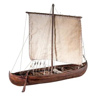 Dřevěný model Dušek Vikingská loď Knarr 1:72 kit