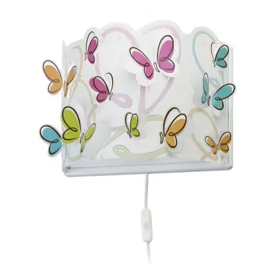 Nástěnná lampa Dalber D-62148 - Dětské nástěnné svítidlo BUTTERFLY 1xE27/60W/230V