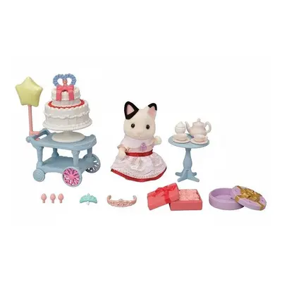 Set figurek a příslušenství Sylvanian Families Párty s kočičkou