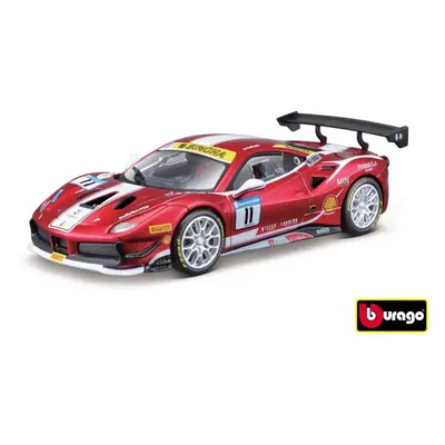 Kovový model Bburago 1:24 Ferrari Racing 488 Challenge 2017