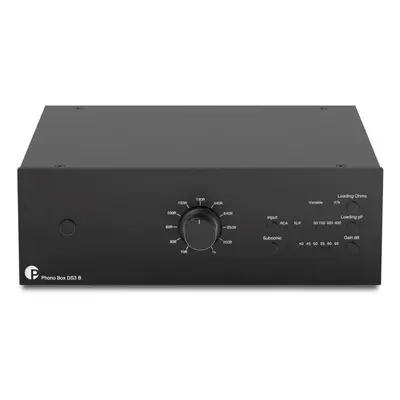 Pro-Ject Phono Box DS3 B - Plně symetrický gramofonový předzesilovač, černý