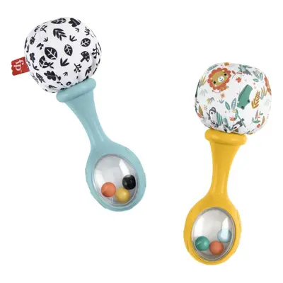 Chrastítko Fisher-Price Chrastící rumba koule Lístečky a zvířátka