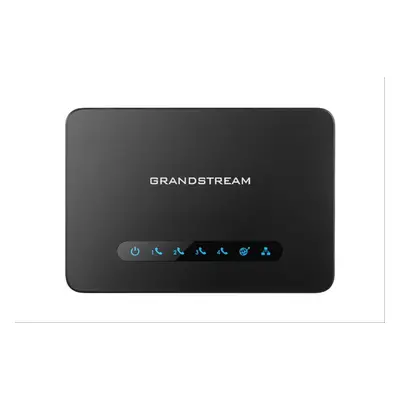 Grandstream HT814 (ATA), 4x FXS, 2 SIP účty, 1x Gbit LAN, NAT router, 3-cestná konf., auto-provi