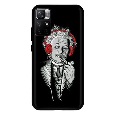 Kryt na mobil TopQ Xiaomi Redmi Note 11 silikon Albert Einstein 67342