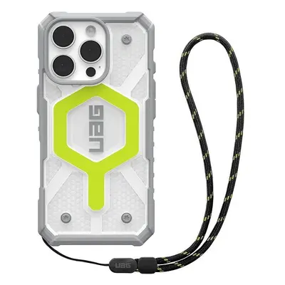 Kryt na mobil UAG Pathfinder Clear Magsafe Active Neon Lanyard iPhone 16 Pro