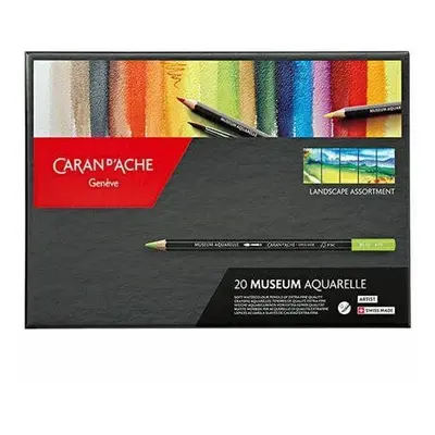 Pastelky CARAN D'ACHE Museum Aquarelle Landscape 20 barev