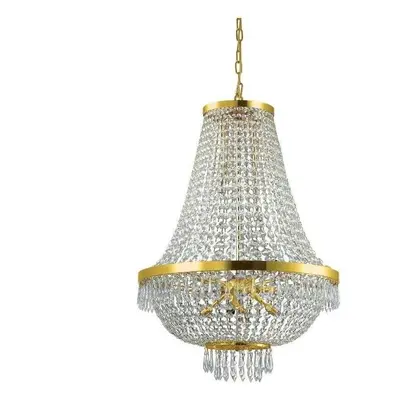 Ideal Lux 114743 závěsné stropní svítidlo Casera Oro 12x40W|G9 - zlaté