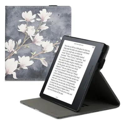 Pouzdro na čtečku knih KW Mobile - Magnolias - KW4941803 - pouzdro pro Amazon Kindle Oasis 2/3 -