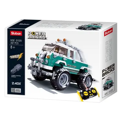 Stavebnice Sluban Power Bricks M38-B1020 Monster SUV vůz R/C T2 na dálkové ovládání