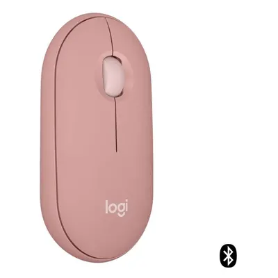 Myš Logitech Pebble 2 M350s Wireless Mouse, Rose