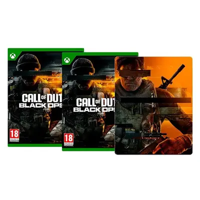 Hra na konzoli Call of Duty: Black Ops 6 - Double Steel Pack - 2x Xbox + Steelbook