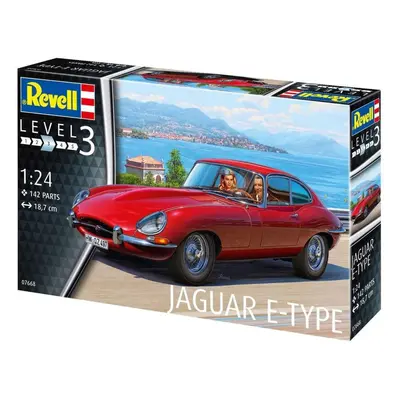 Model auta Plastic ModelKit auto 07668 - Jaguar E-Type (Coupé)