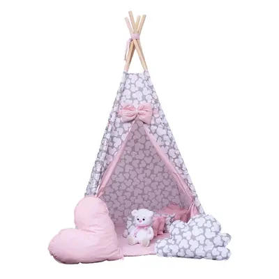 Dětský stan BabyTýpka teepee Mickey pink