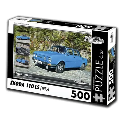 Puzzle Retro-auta Puzzle č. 37 Škoda 110 LS (1975) 500 dílků