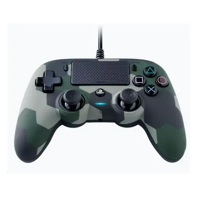 Gamepad Nacon Wired Compact Controller PS4 - zelená kamufláž