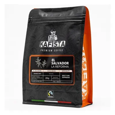 Káva Kafista Výběrová káva "EL Salvador La Reforma"- Zrnková Káva, 100% Arabica 250 g