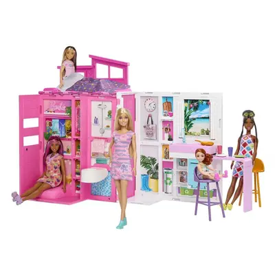 Domeček pro panenky Barbie Domek s panenkou