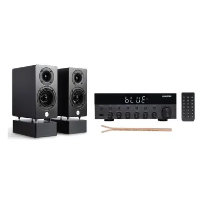 AQ Audio set WRS MM2 black passive + Fonestar AS-1515 + reprokabel AQ 615 2x1,5 mm2