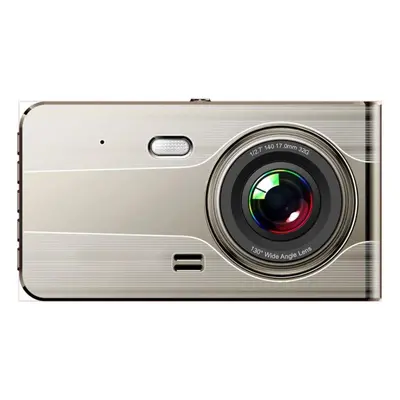 Kamera do auta Hurtel Full HD G-senzor LCD autovideorekordér s couvací kamerou, béžová