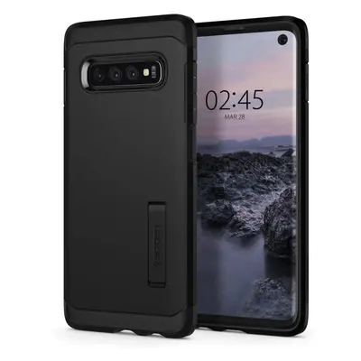 Kryt na mobil Spigen Tough Armor Black Samsung Galaxy S10