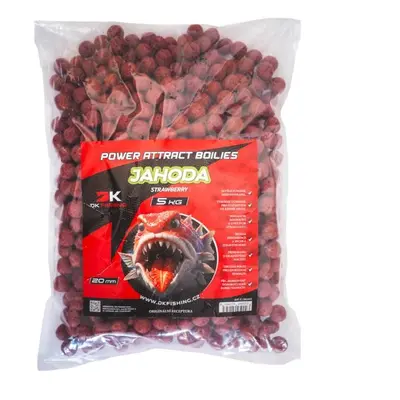 DK Fishing Boilies Power Attract Jahoda 5kg 20mm